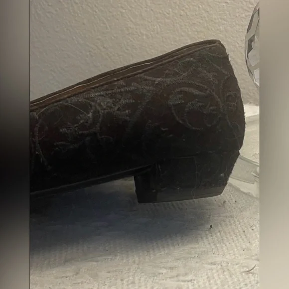 Prada Dark Brown Flats with Bow Accent - Picture 4 of 7